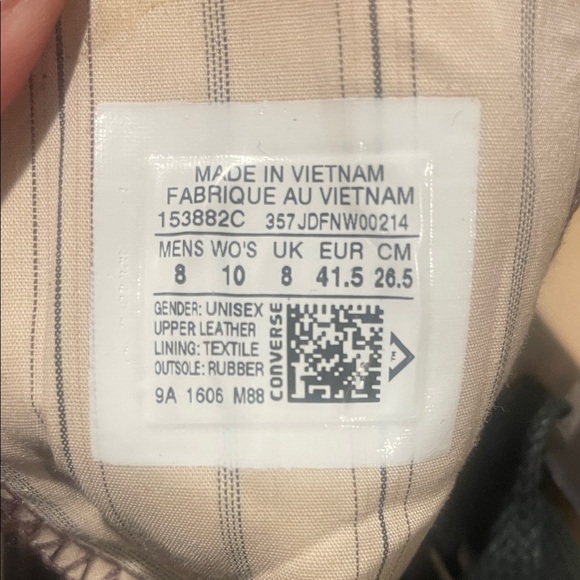 Converse X John Varvatos Chuck Taylor All Star Dark Chocolate Split Seam - Picture 8 of 8